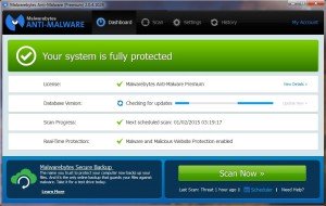 Malwarebytes updating